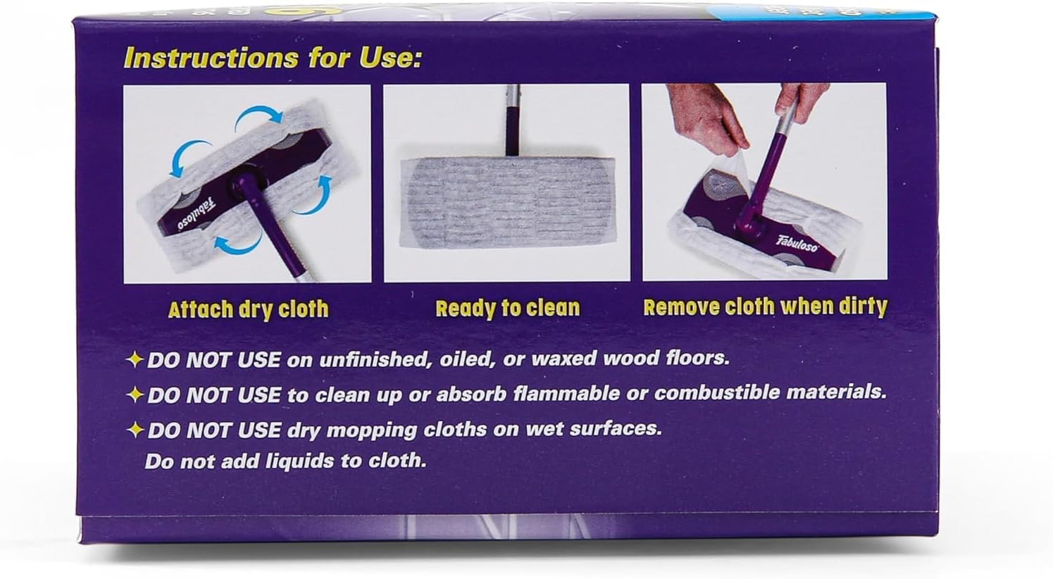Fabuloso Dry Cloths 10 Pack - 160 Unscented