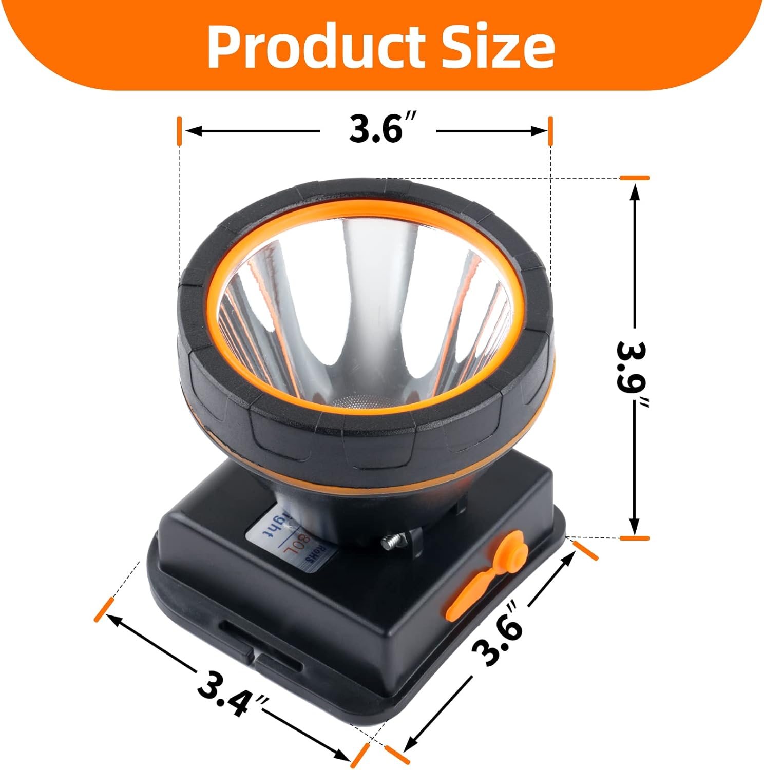 Blazing Bright Rechargeable Headlamp For Hunting