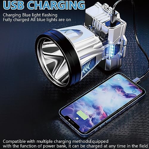 Bright Rechargeable LED Headlamp Camping Hiking More