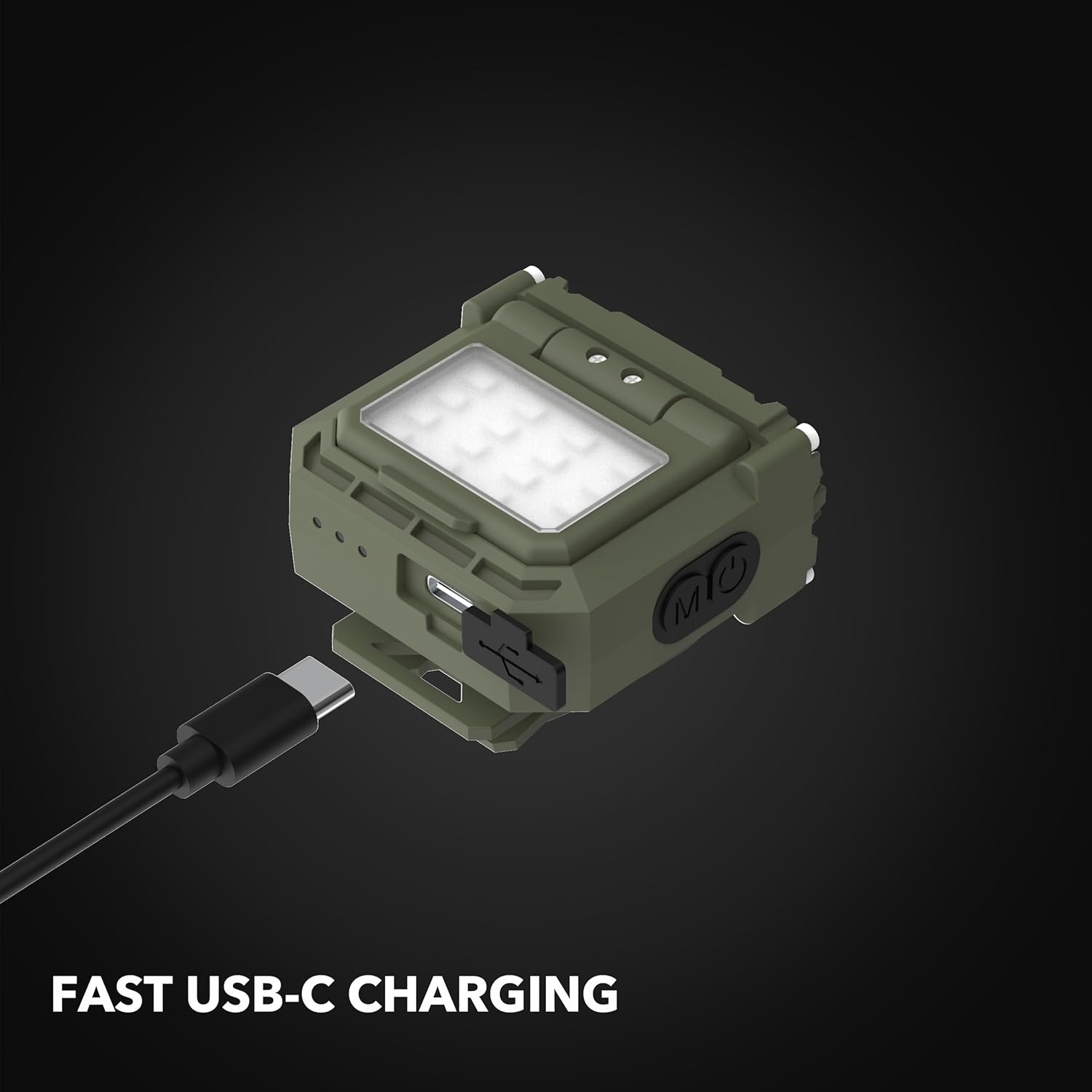 Adventure-Ready Rechargeable USB-C Headlamp with 5 Power Modes