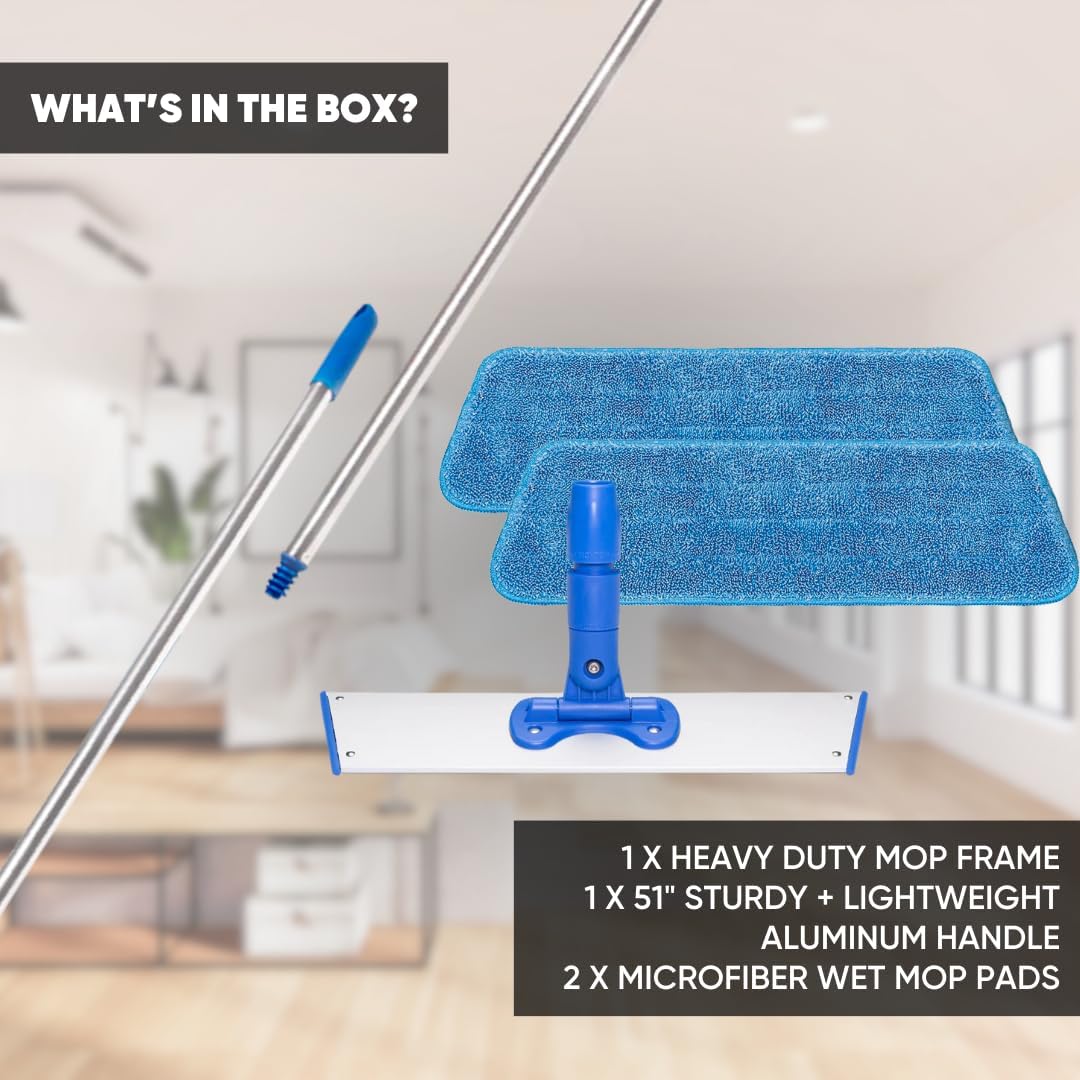 Cinch Mop - Microfiber Mop for Hardwood Floors