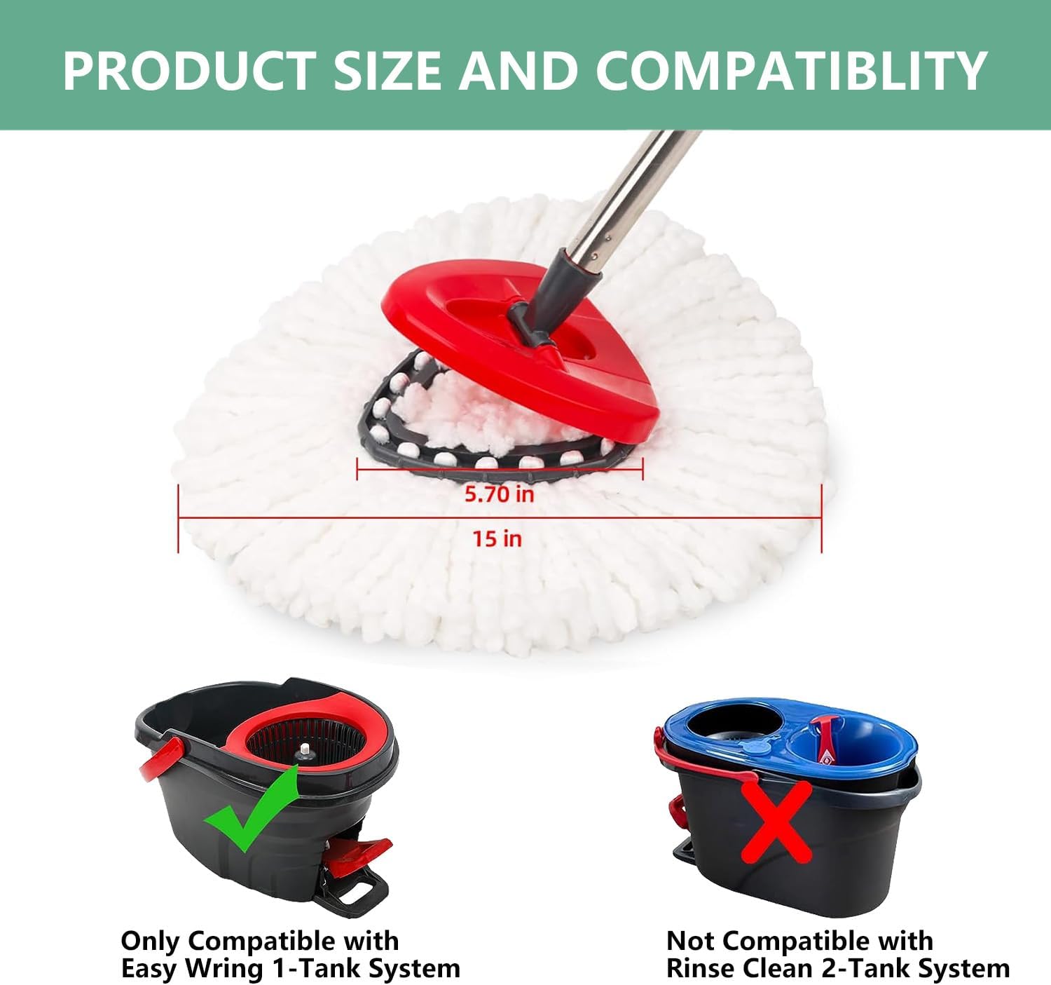 Deep Clean with Isquene Mop Heads