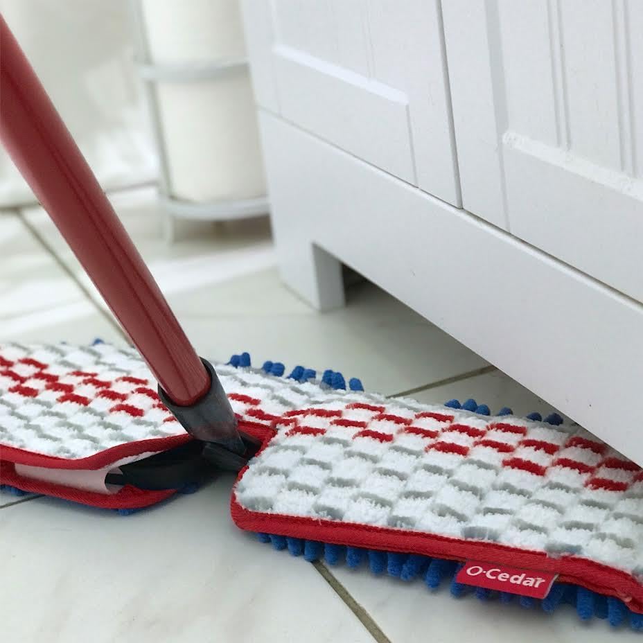 Health Household O-Cedar Microfiber Mop Refill Set with Bacteria-Killing 2-Pack
