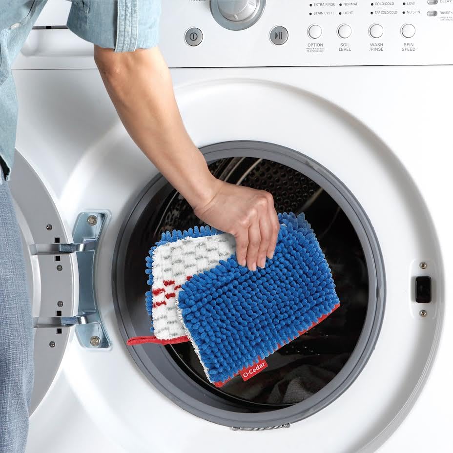 Health Household O-Cedar Microfiber Mop Refill Set with Bacteria-Killing 2-Pack