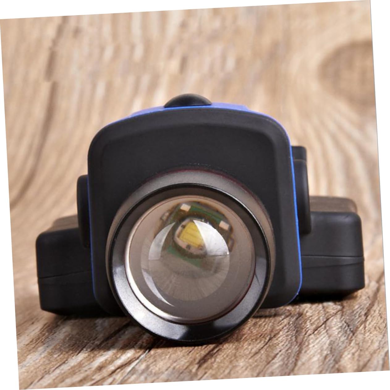 HOMSFOU 2-Piece Fishing Lamp LED Headlamp Clip-On Headlight in Black