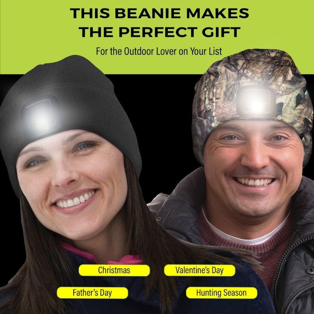 PowerCap 30 USB Rechargeable LED Beanie for Dad