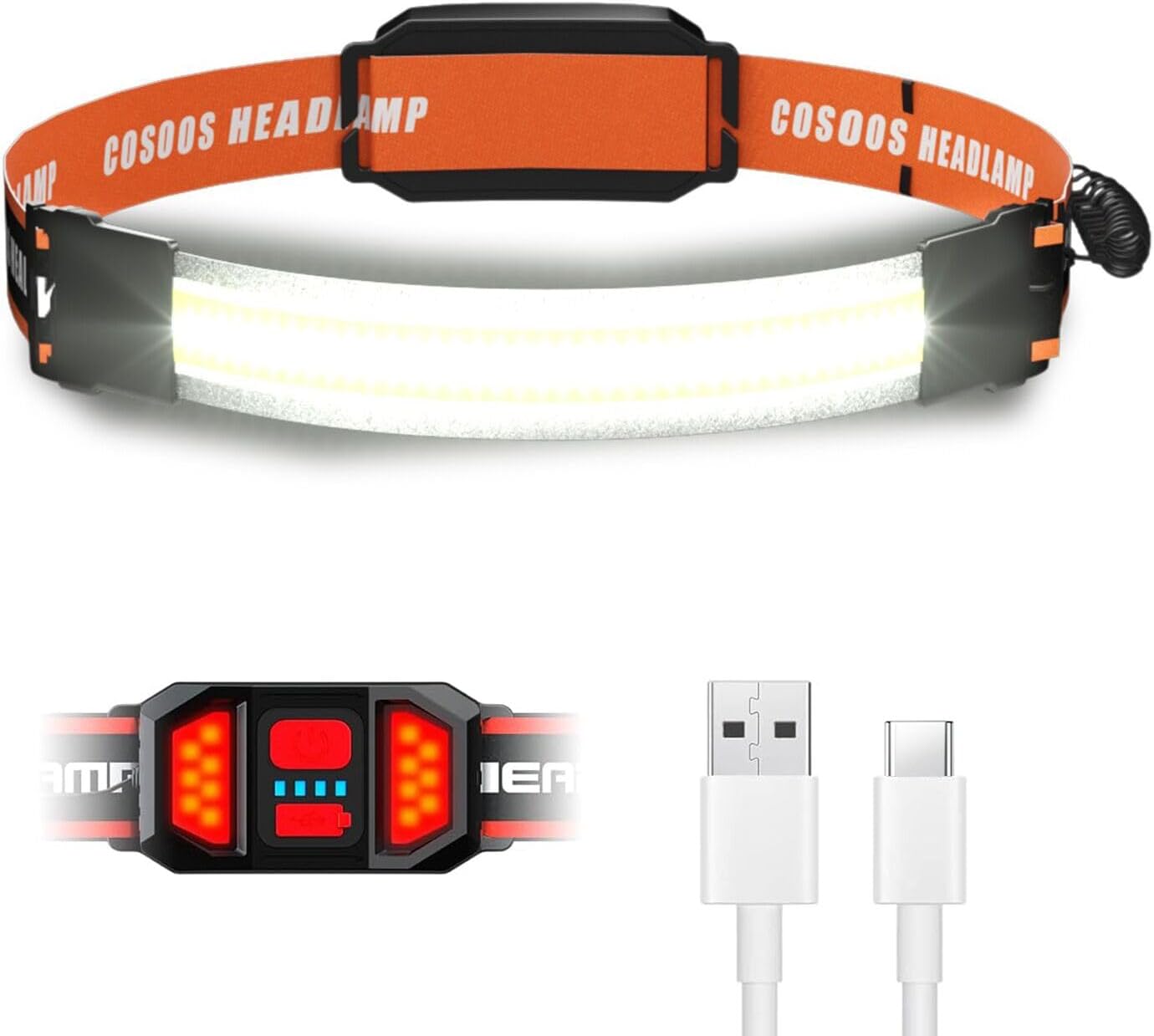 Adjustable Rechargeable Headlamp