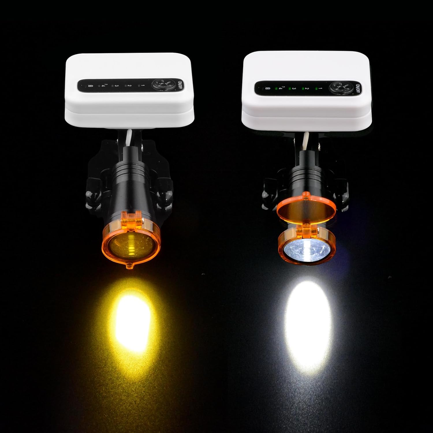 5W LED Headlight Clip-On with Magnetic Chuck - Bright Adjustable and Durable