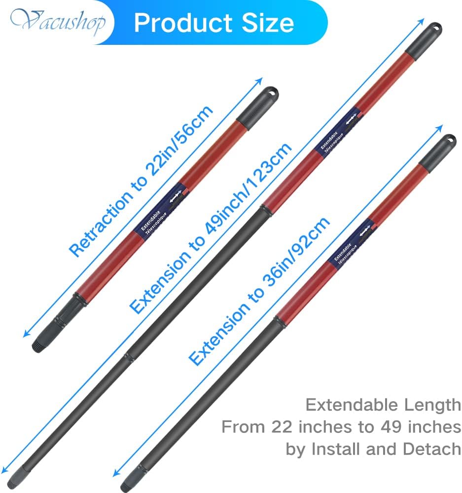 VACUSHOP Mop Handle Replacement for O-Ceda Spin Mop