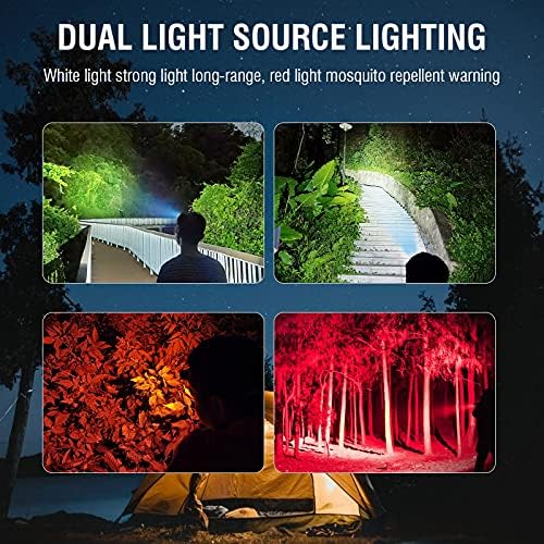 BORUIT RJ-3000 Ultra Bright LED Headlamp 5000 Lumens