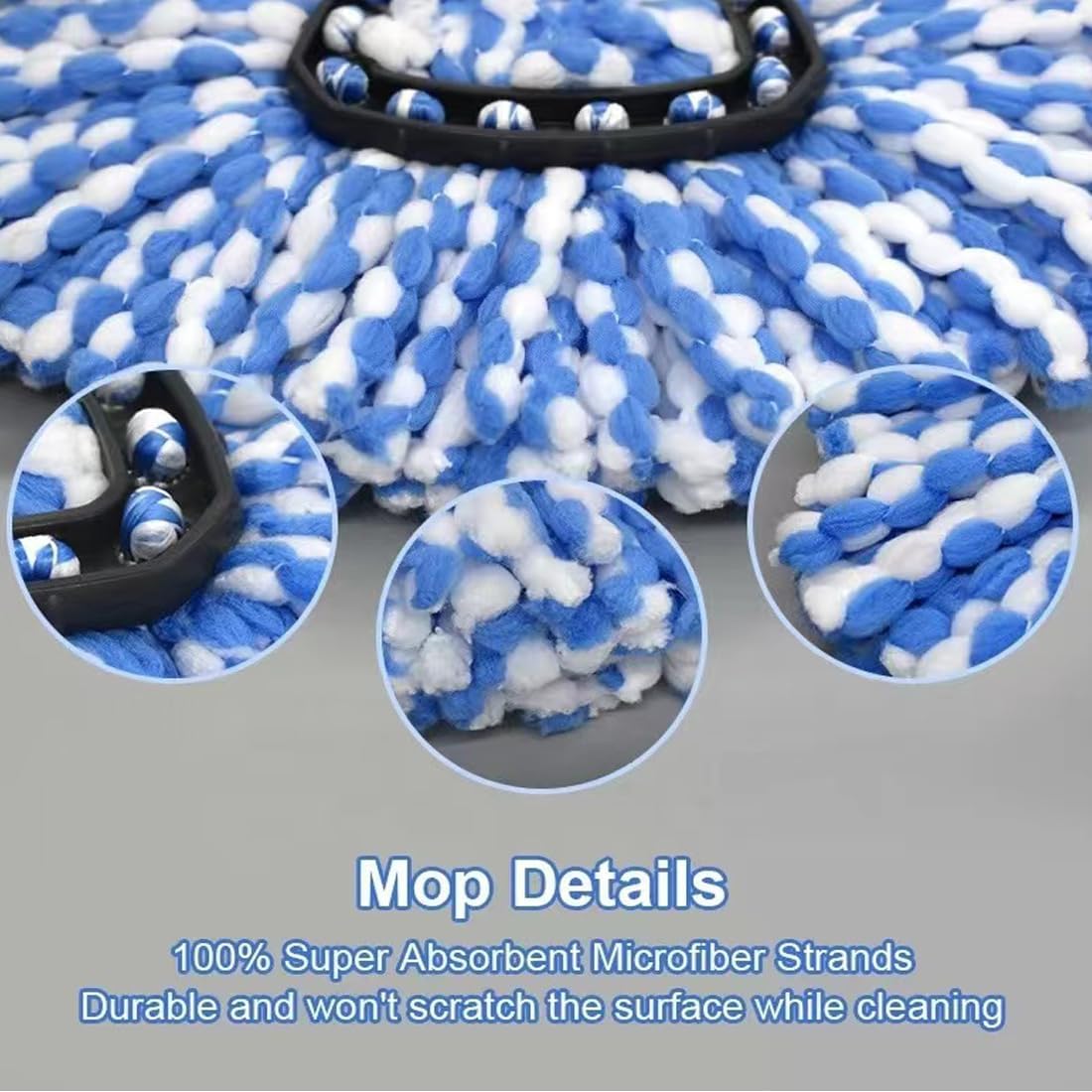 Microfiber Mop Refill for Ocedar RinseClean 2-Tank System