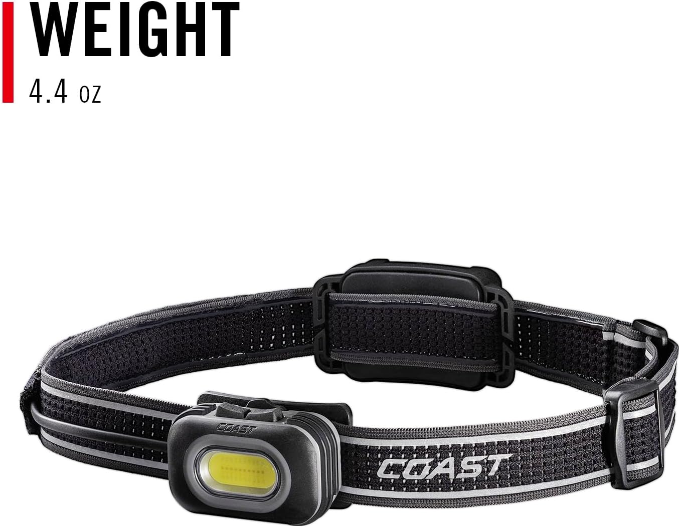 Coast RL10R 750 Lumen Headlamp with Variable Light and Rear Safety