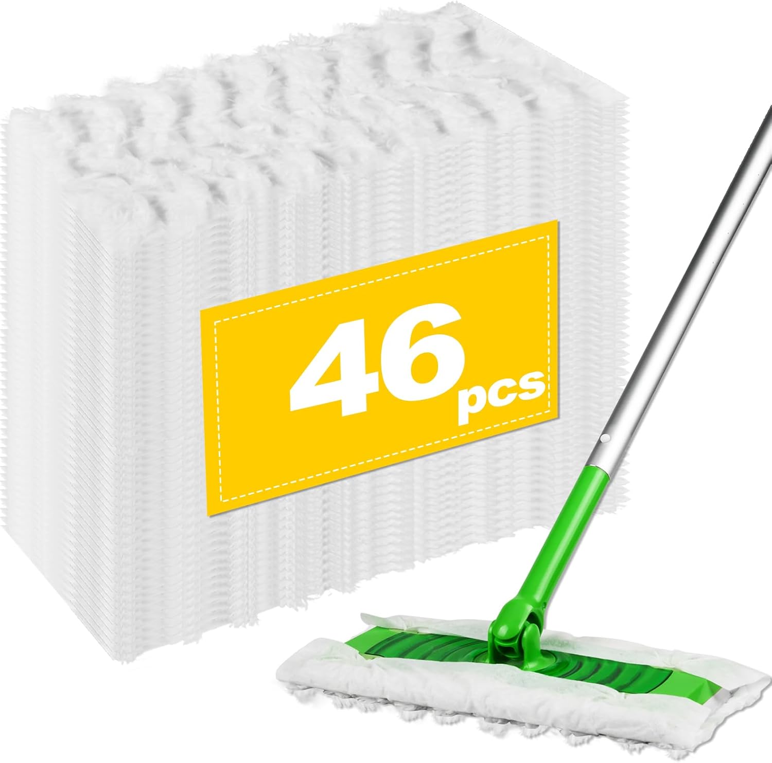 Fast-Mounting Dry Swiffer Pads for Easy Pet Hair Removal
