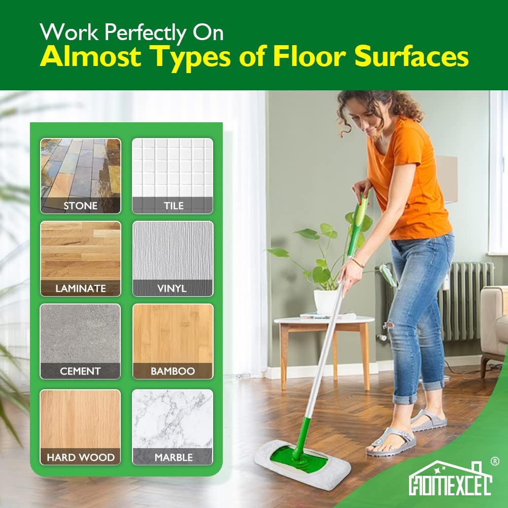 Reusable Microfiber Mop Pads