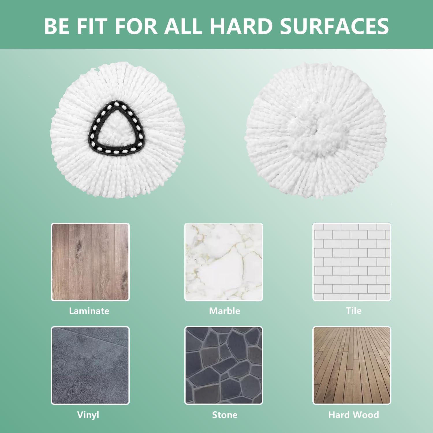 Deep Clean with Isquene Mop Heads