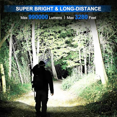 990000 Lumens Rechargeable Headlamp