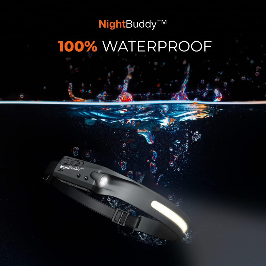 NightBuddy LED Headlamp with 5 Light Modes