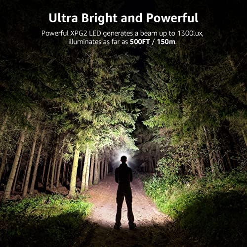 Lepro 320015 2-Piece 1300Lux Headlamp