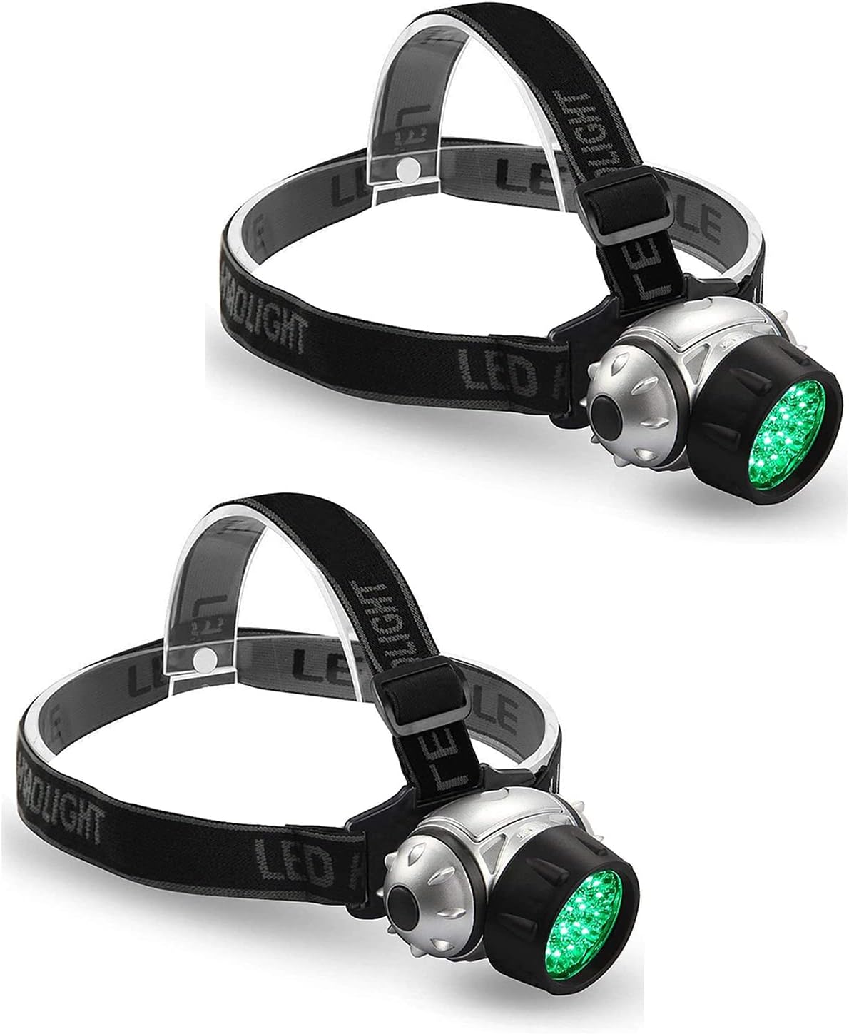 VIVOSUN 2-Pack 19-Bulb Green Headlamp