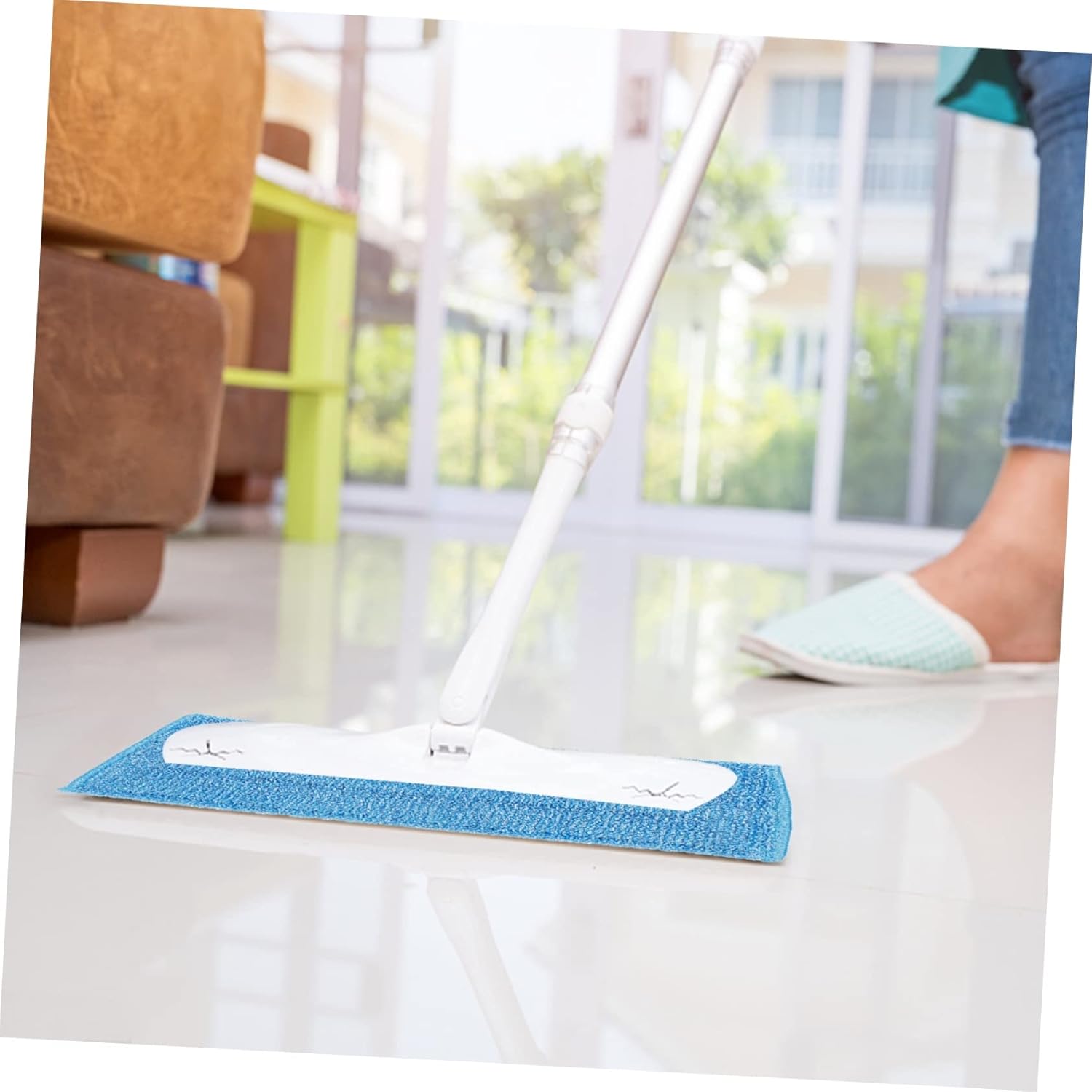 Mop Replacement - Blue Mop Cloth - 6-pack Replacement for Steam Mops