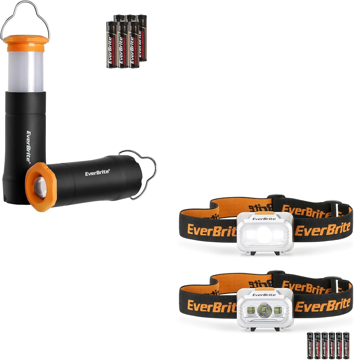 2-in-1 LED Lanterns Headlamp for Camping