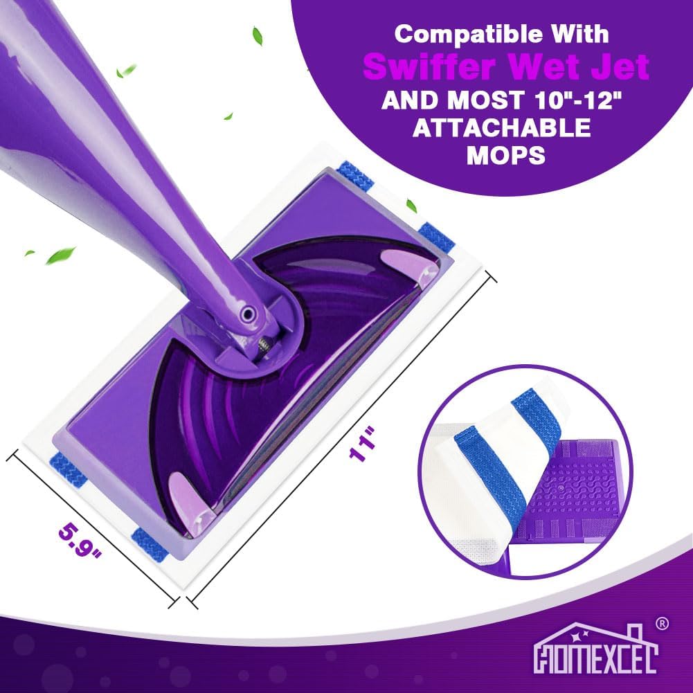 HOMEXCEL 32 Count Dry Floor Mop Pads for Swiffer WetJet