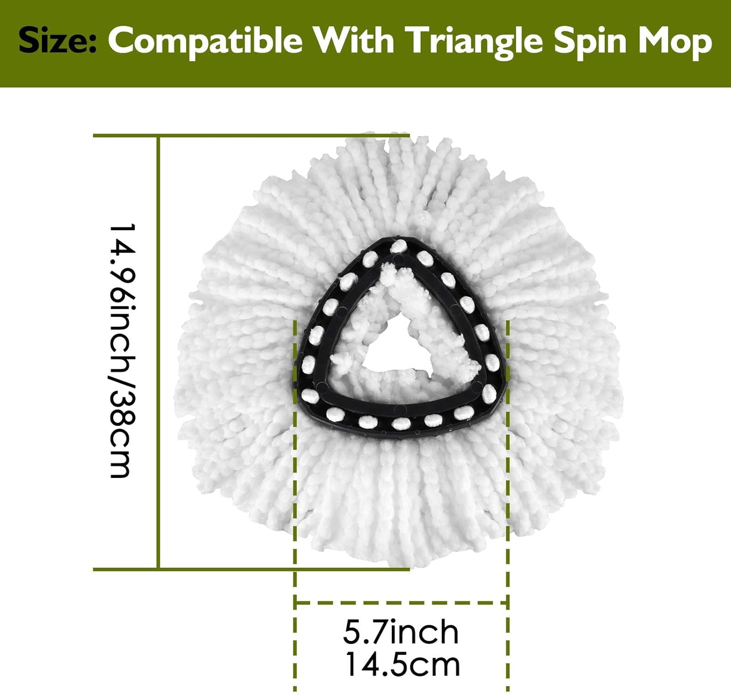 4-Piece EasyWring Mop Head Set