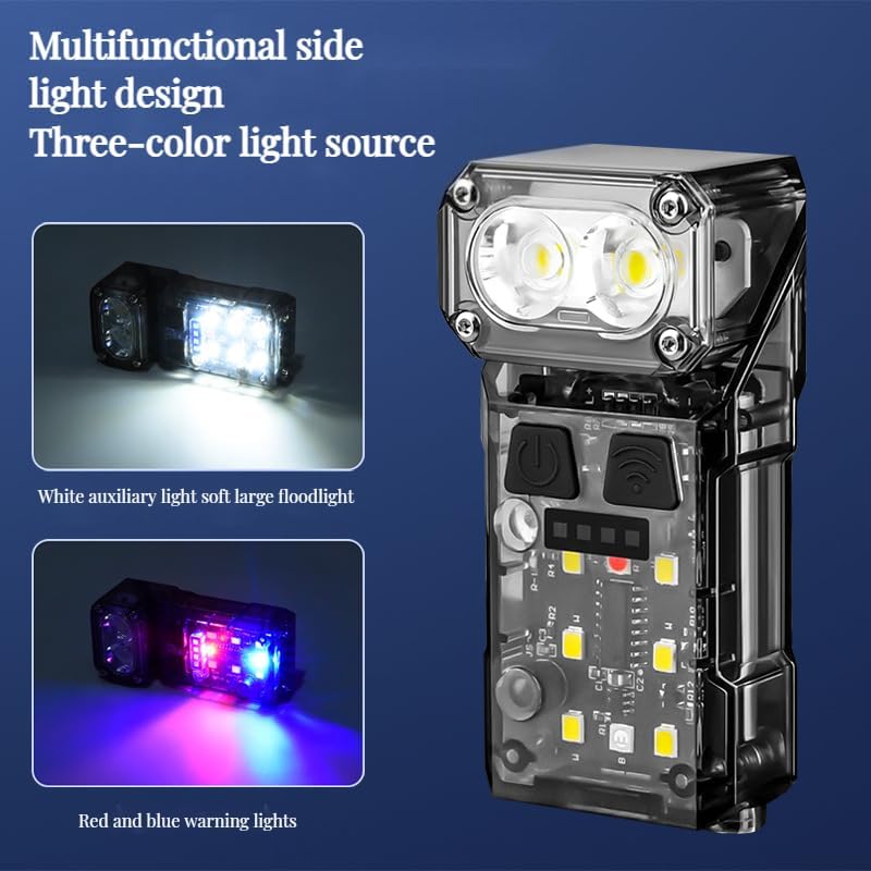 81mm LED Headlamp Multifunctional Rotate Protect