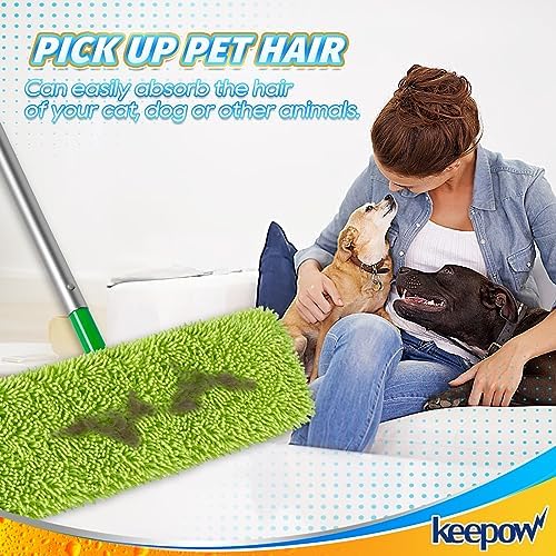 KEEPOW Reusable XL Mop Pads for Swiffer XL Sweeper