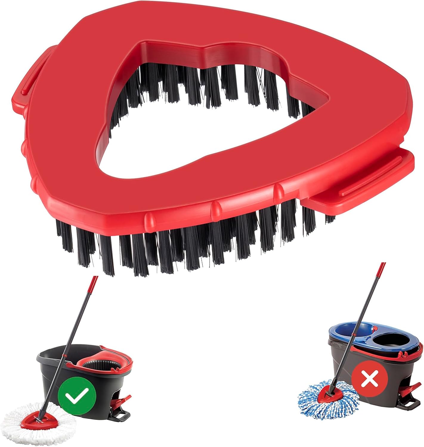 Scrub Brush Replacement Head for O Cedar Spin Mop