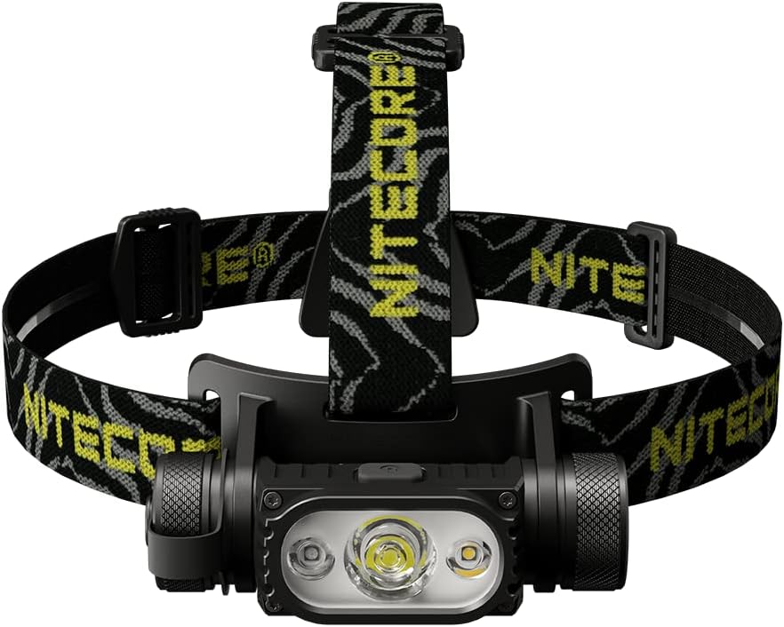 Bright Rechargeable Headlamp with 1750 Lumens Built-in Battery CHARGES FOR 10 HR