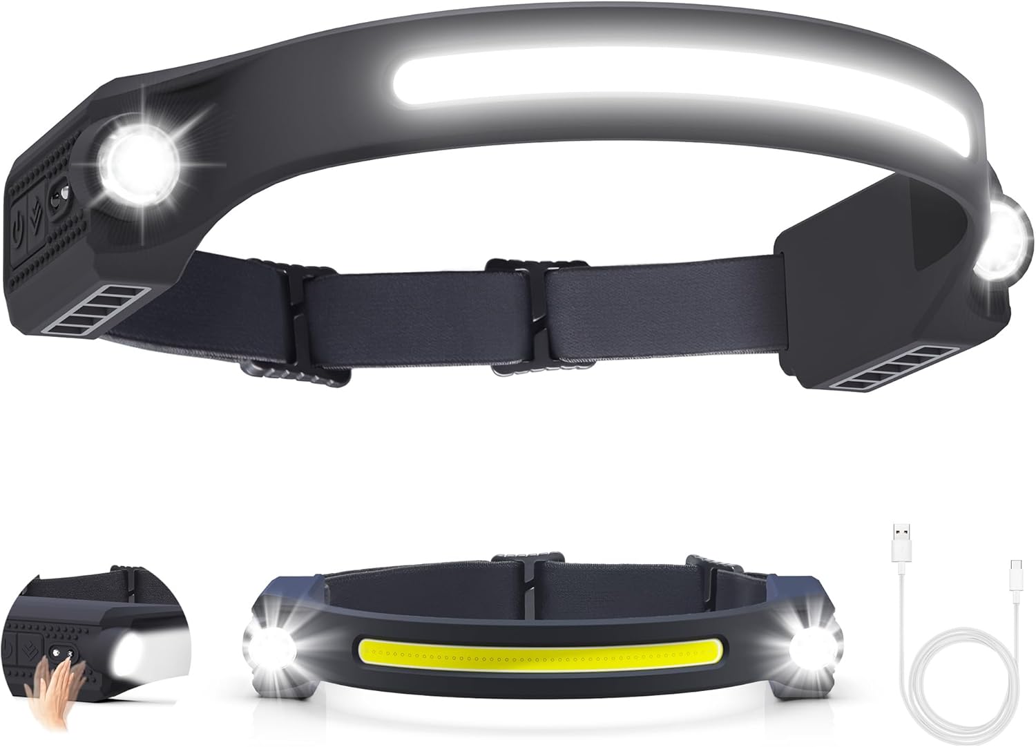 Low-Cost Durable LED Headlamp for Camping