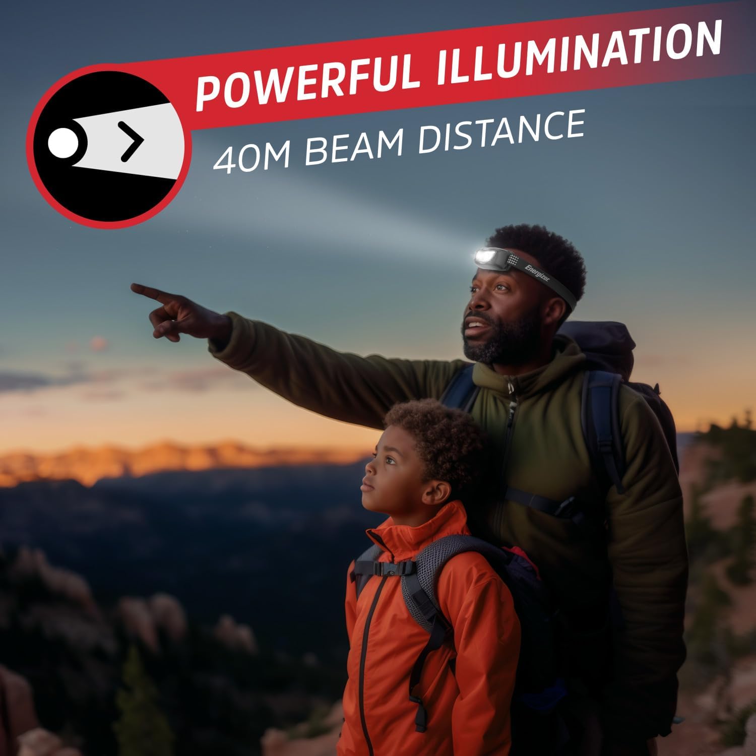 Energizer Universal LED Headlamp Bright Durable and Perfect for Outdoor Use