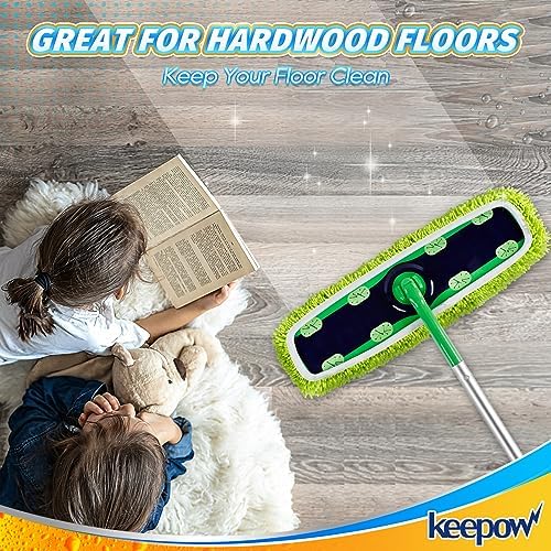 KEEPOW Reusable XL Mop Pads for Swiffer XL Sweeper