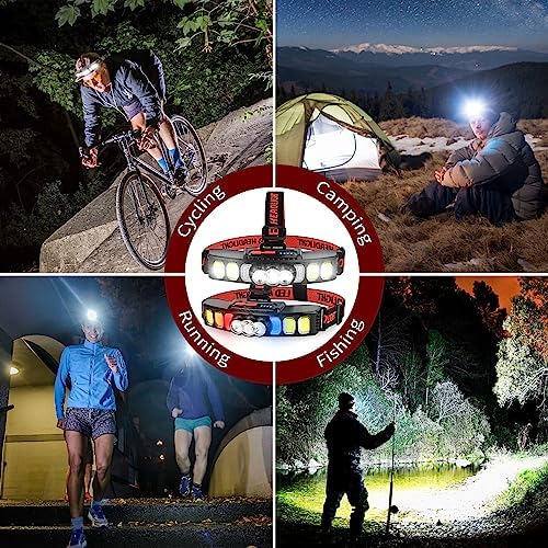 UV Protection and 6 Modes Headlamp