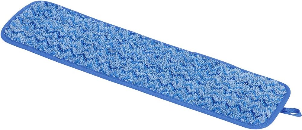 Rubbermaid Commercial Mop Head Microfiber 18-Inch Blue Heavy-Duty