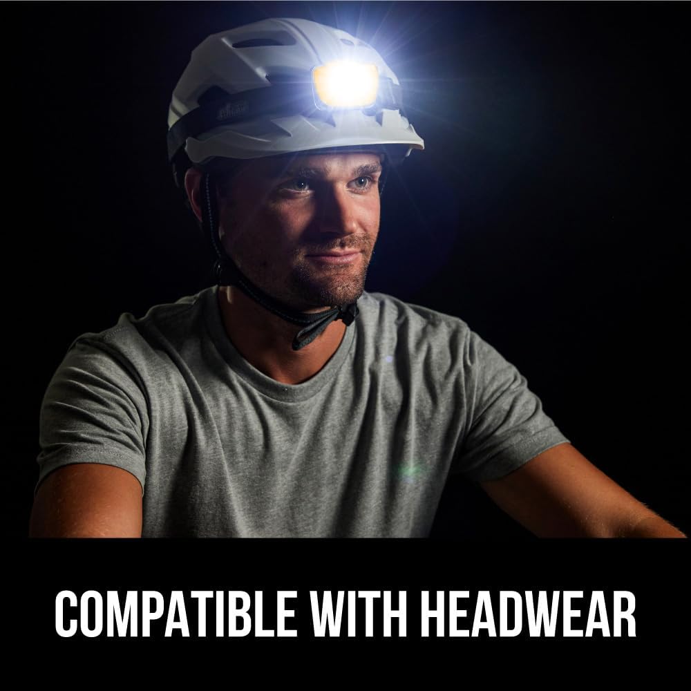 GORILLA GRIP Ultra Bright 7 Light Modes Headlamp Battery-Powered 1 Pack