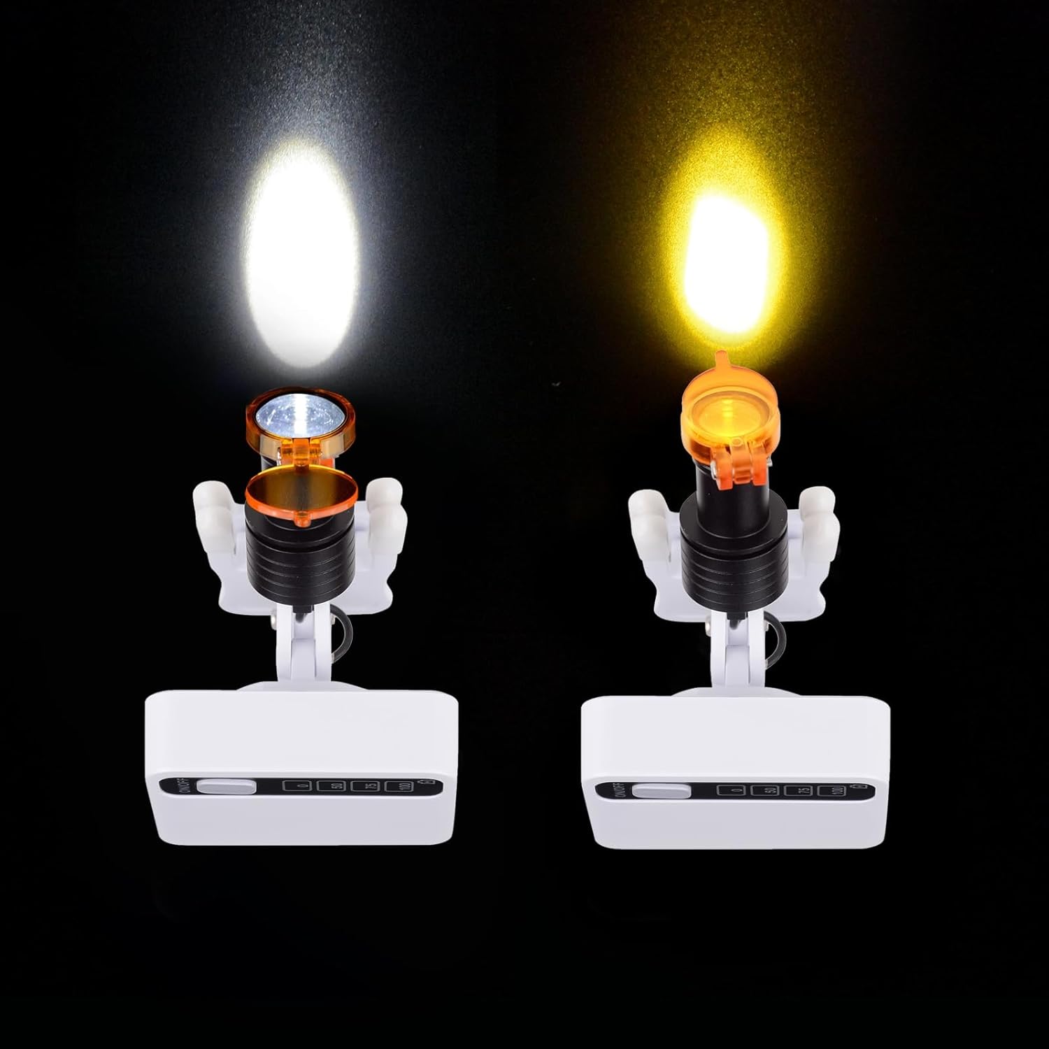 5W Ultralight LED Headlamp Clip for Glasses Binoculars