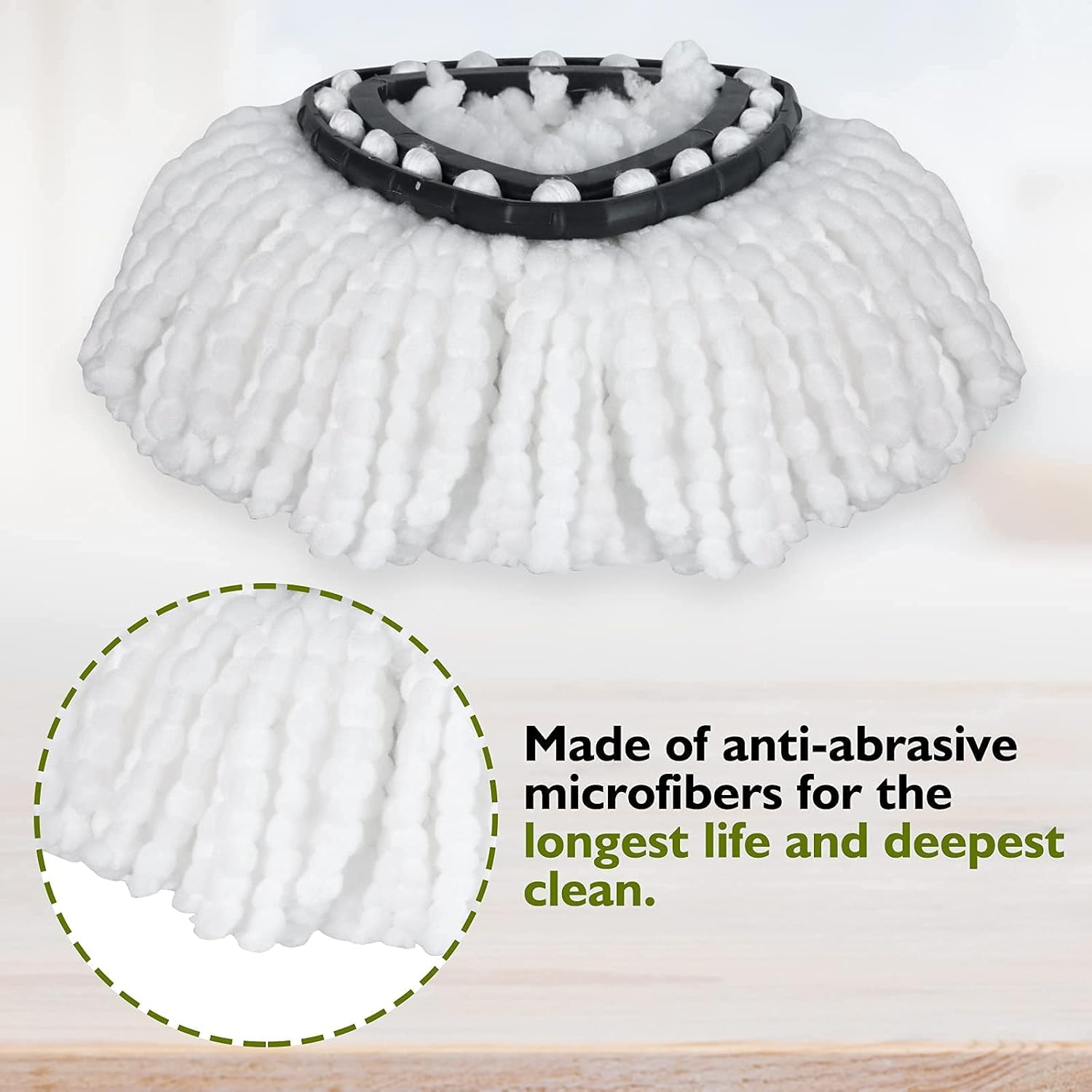 4-Piece EasyWring Mop Head Set