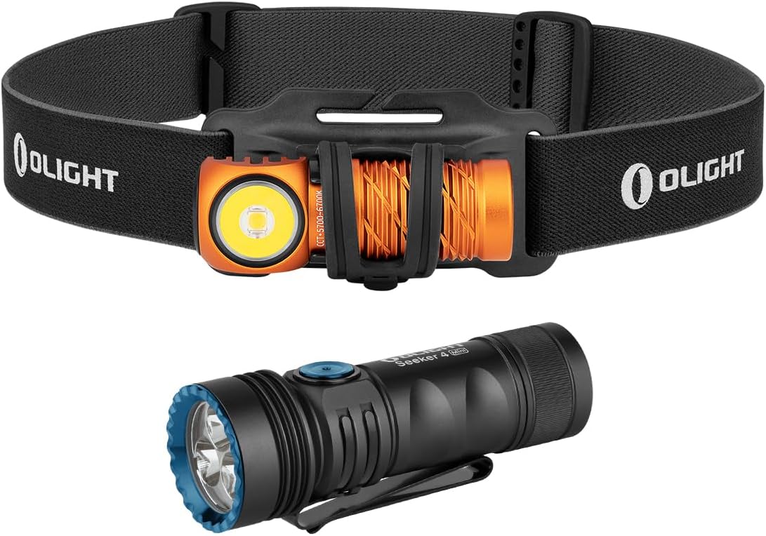1000-Lumen Rechargeable Flashlight for Hiking and Camping