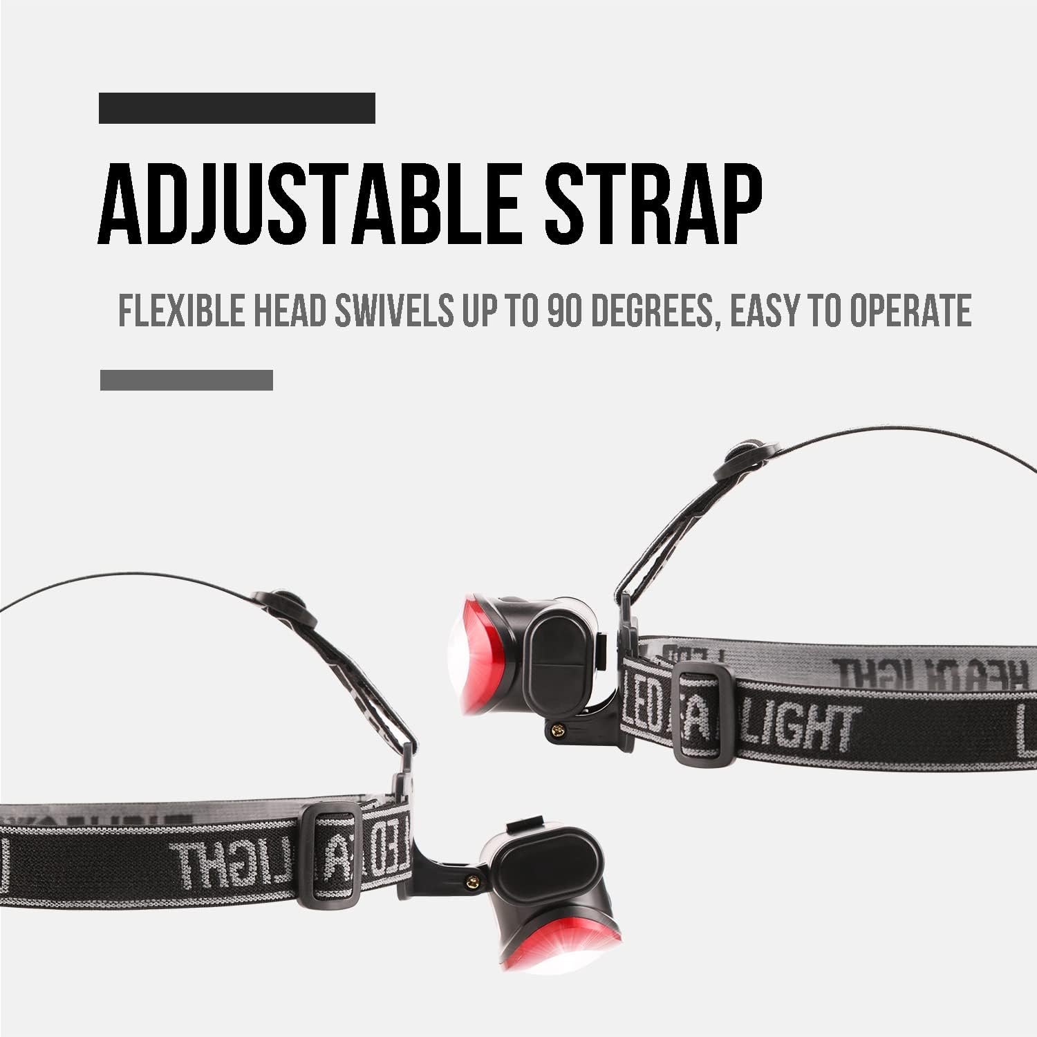 10-Pack 12 LED 3 Mode Portable Headlamp Durable Outdoor Use