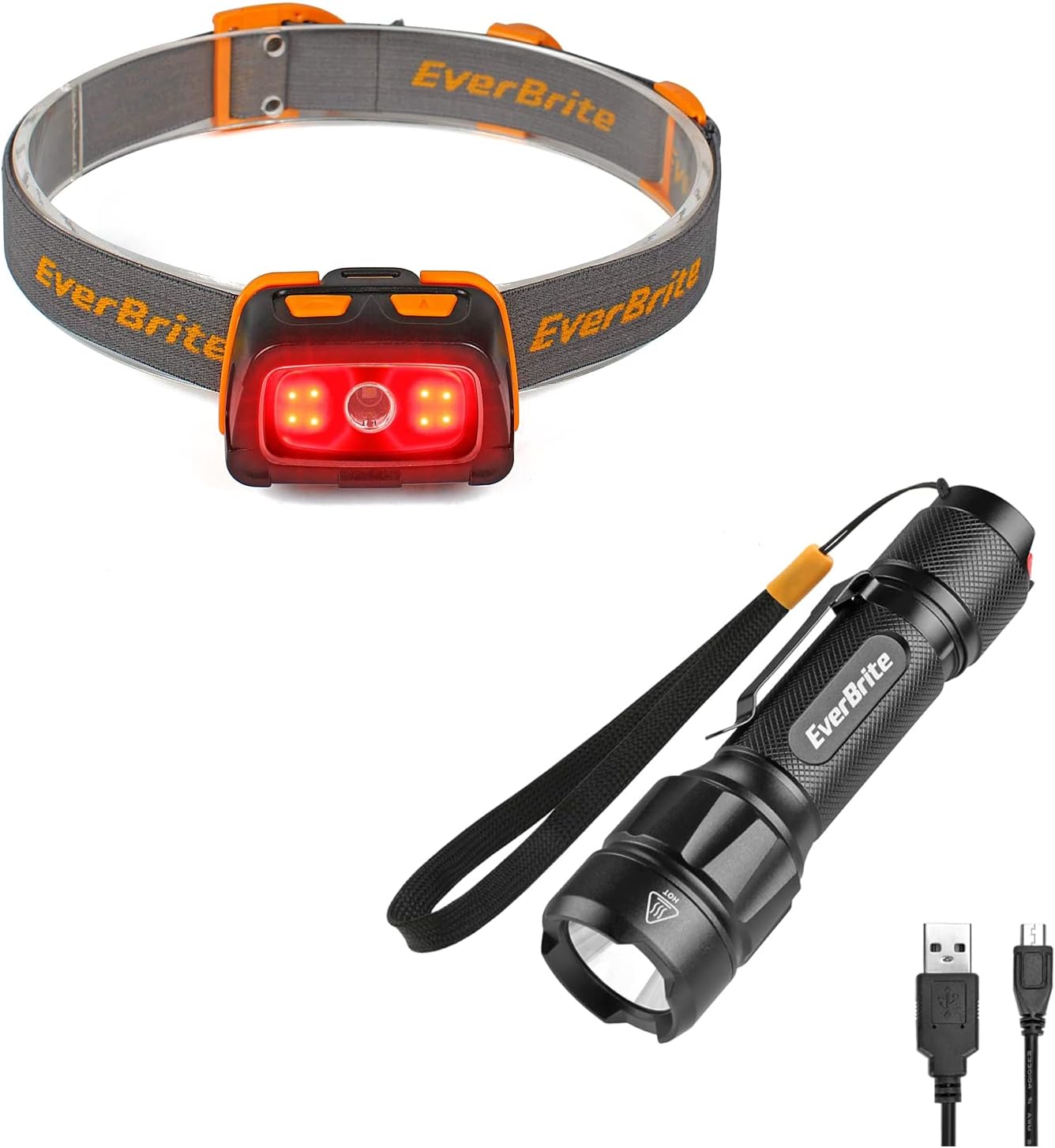 EverBrite Headlamp 300 Lumens rechargeable