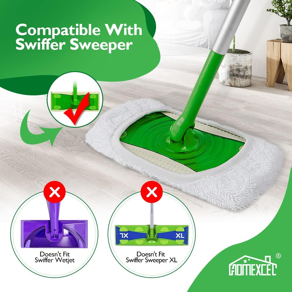 Reusable Microfiber Mop Pads
