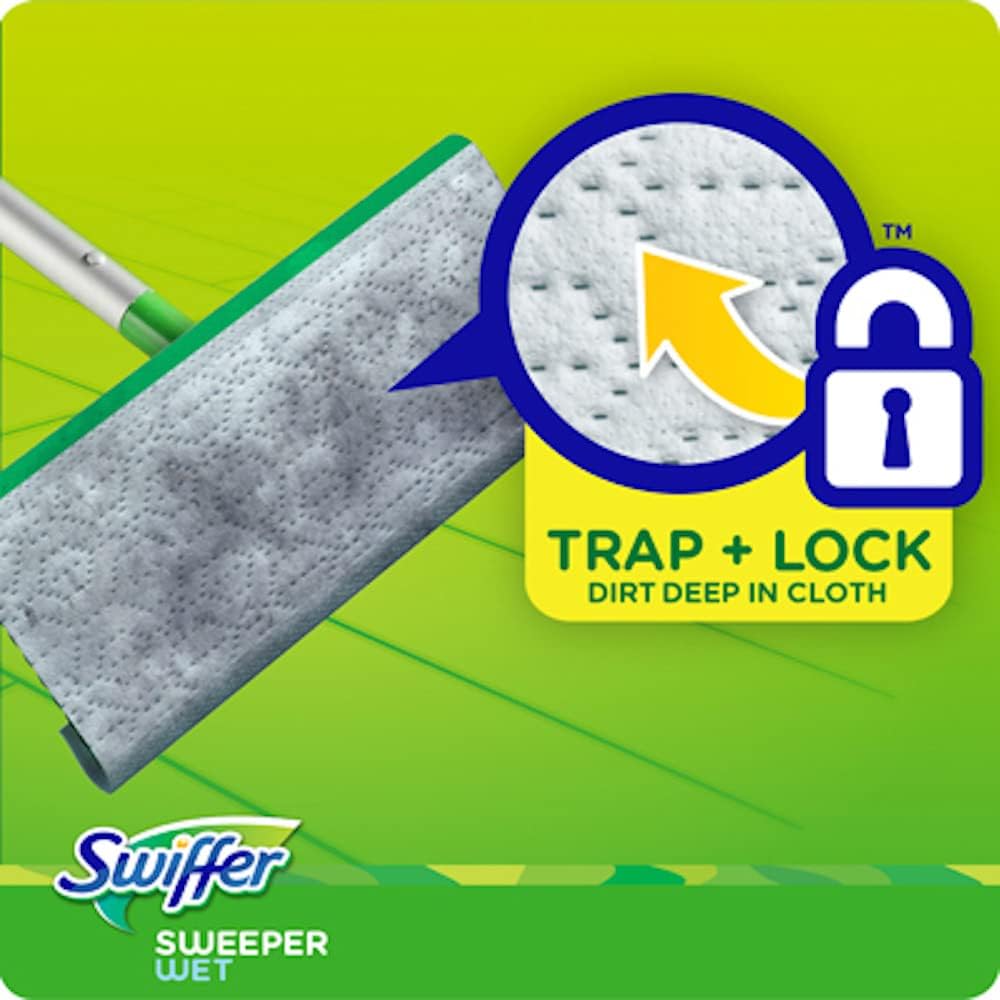 Swiffer Sweeper Fresh Scent Wet Mopping Pad Refill 4 Pack - 12 Count