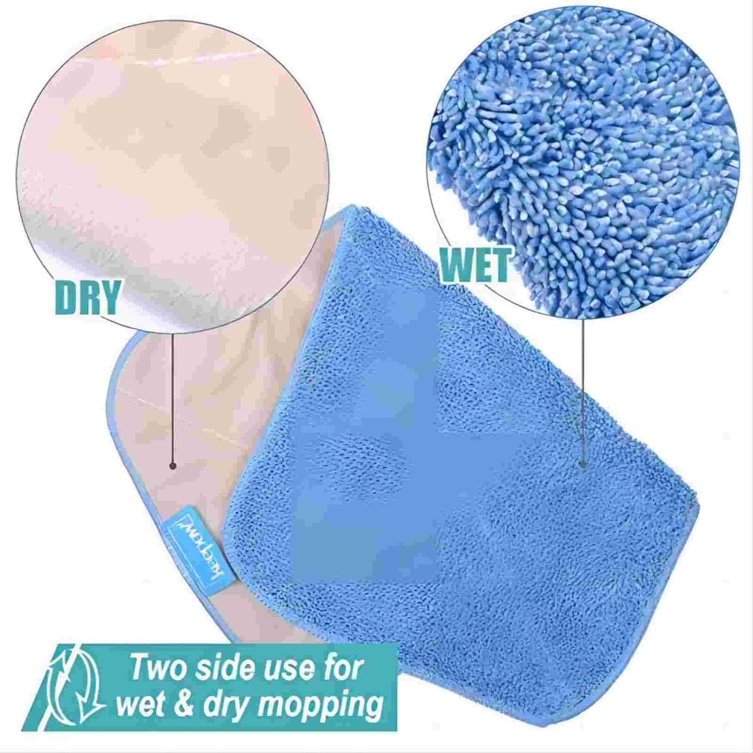 KEEPOW Microfiber Mop Refill Pack of 5