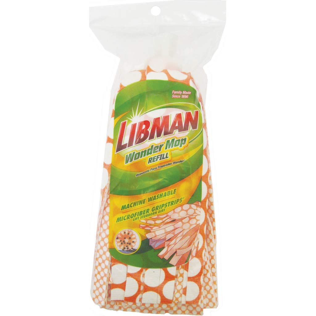Libman 2001 Mop Refill Wet Dry Use - Durable Effective
