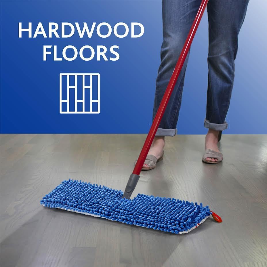 Health Household O-Cedar Microfiber Mop Refill Set with Bacteria-Killing 2-Pack