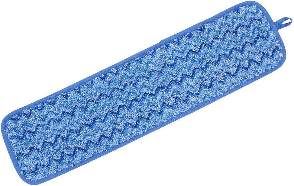 Rubbermaid Commercial Mop Head Microfiber 18-Inch Blue Heavy-Duty