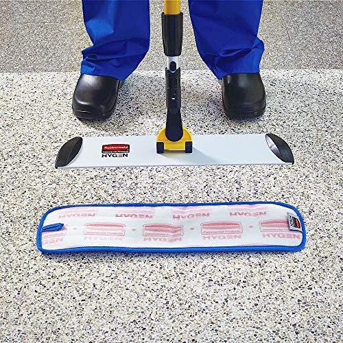 Rubbermaid Commercial Mop Head Microfiber 18-Inch Blue Heavy-Duty