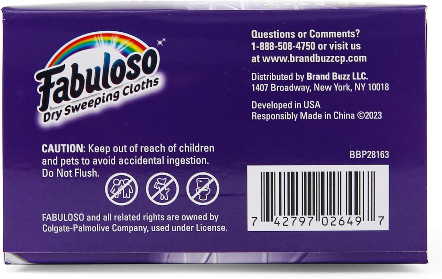 Fabuloso Dry Cloths 10 Pack - 160 Unscented